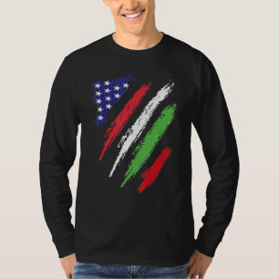 Groene vlag van Bulgarije, VS patriot erfgoed T-shirt