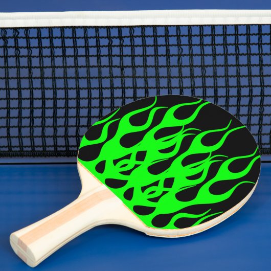 Groene Vlam Grafisch Tafeltennisbatje (Insitu)