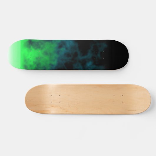 Groene vlam skateboard (Horizontaal)