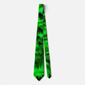 Groene vlam stropdas (Voorkant)