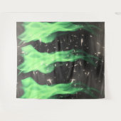 Groene vlam wandkleed (Voorkant (horizontaal))