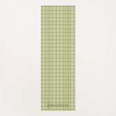 Groene vlecht met de naam klassiek ontwerp Yoga Ma Yogamat (Voorkant)