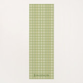 Groene vlecht met de naam klassiek ontwerp Yoga Ma Yogamat (Achterkant)