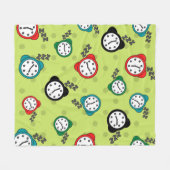 Groene Vleekbank met keurmerk Fleece Deken (Voorkant (Horizontaal))