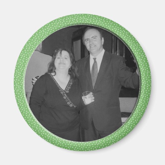 Groene vlek lijst magneet (Voorkant)