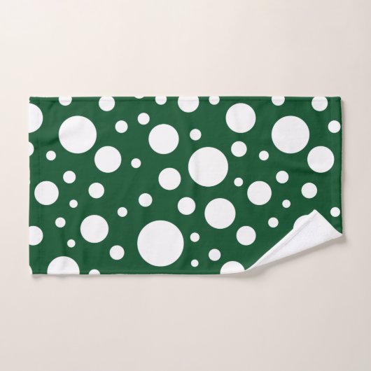 Groene Vlekken Badhanddoek Set Bad Handdoek (Handdoek)