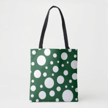 Groene Vlekken Canvas tas