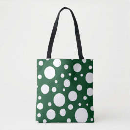 Groene Vlekken Canvas tas