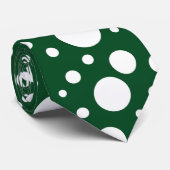 Groene Vlekken Stropdas (Opgerold)