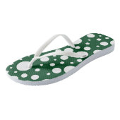 Groene Vlekken Teenslippers (Schuin)
