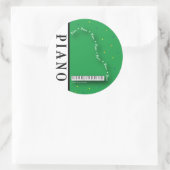 Groene vleugelpiano Stickers (Tas)