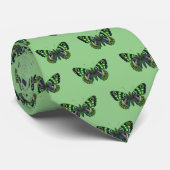 Groene Vlinder (alt) Stropdas (Opgerold)