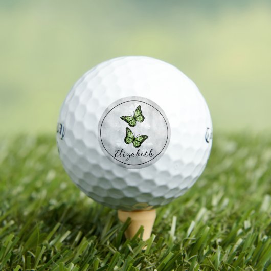 Groene Vlinder Bloem Golfballen (Insitu Shirt)
