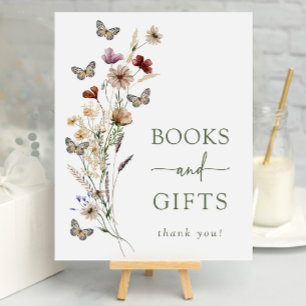 Groene Vlinder Cadeaus Baby Shower Poster