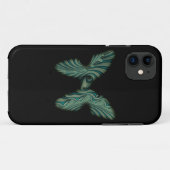 groene vlinder Case-Mate iPhone case (Achterkant (horizontaal))