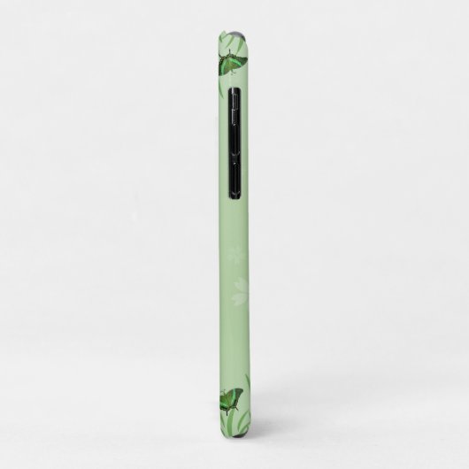 Groene vlinder lichtgroen - romantisch Case-Mate iPhone case (Achterkant/links)