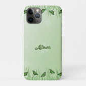 Groene vlinder lichtgroen - romantisch Case-Mate iPhone case (Achterkant)