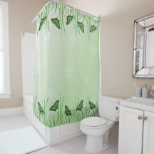 Groene vlinder lichtgroen - romantisch