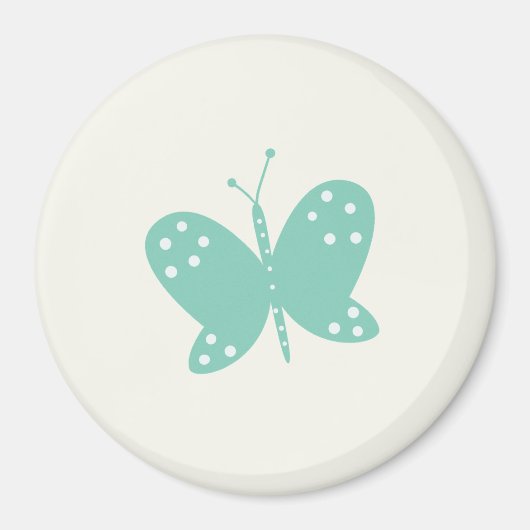 Groene Vlinder Magneet (Voorkant)