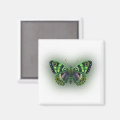Groene vlinder magneet (Voorkant / Achterkant)