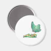 Groene vlinder magneet (Voorkant / Achterkant)