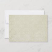 Groene Vlinder op  Collage Wedding RSVP Kaartje (Achterkant)