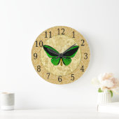 Groene vlinder op de Florence Grote Klok (Huis)