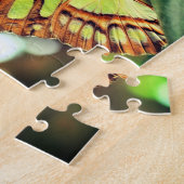 Groene Vlinder Poseer Kader Maak Je Eigen Foto Legpuzzel (Zijkant)