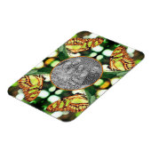 Groene Vlinder Posing Lijst Creëer Je eigen foto Magneet (Linkerzijde)