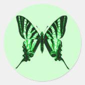 Groene Vlinder Sticker (Voorkant)