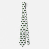 Groene vlinder stropdas (Voorkant)