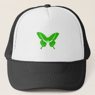 Groene vlinder trucker pet