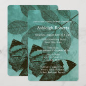 Groene vlinder verlaat Vrijgezellenfeest Kaart (Voorkant / Achterkant)