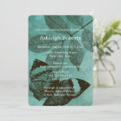 Groene vlinder verlaat Vrijgezellenfeest Kaart (Staand voorkant)