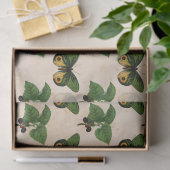  groene vlinders ontkoppelen tissuepapier (Geschenk)