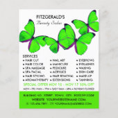 Groene Vlinders, Schoonheidsspecialiste, Beauty Sa Flyer (Voorkant)
