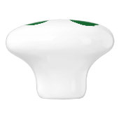 Groene Vlindervorm in aangepaste kleur Keramische Knop (Zijkant)