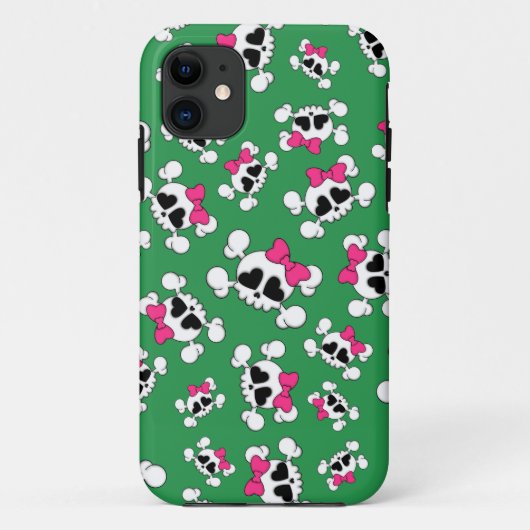 Groene vlooienschillen en bogen Case-Mate iPhone case (Achterkant)