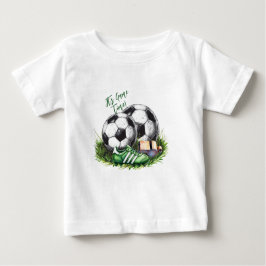 Groene Voetbal Kids Waterverf foto