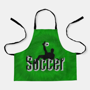 Groene voetballer, Kinder full print Schort
