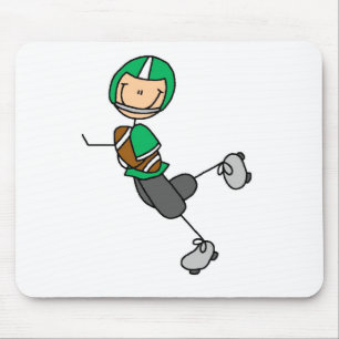 Groene Voetbalspeler Muismat