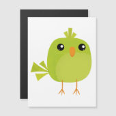 Groene Vogel Cartoon (Voorkant / Achterkant)