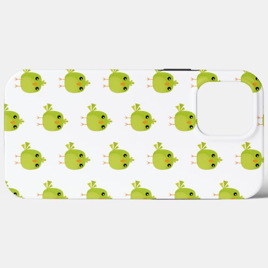 Groene Vogel Cartoon Case-Mate iPhone Case (Achterkant (horizontaal))
