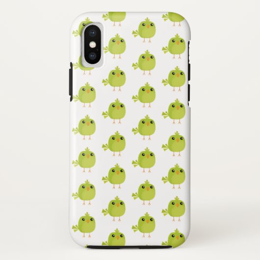 Groene Vogel Cartoon Case-Mate iPhone Case (Achterkant)
