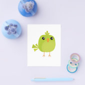 Groene Vogel Cartoon Flyer (Enkel)