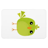 Groene Vogel Cartoon Magneet (Horizontaal)