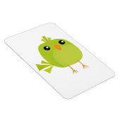 Groene Vogel Cartoon Magneet (Rechterzijde)