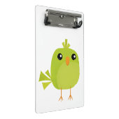 Groene Vogel Cartoon Mini Klembord (Schuin)