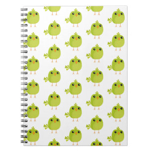 Groene Vogel Cartoon Notitieboek