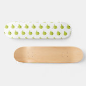 Groene Vogel Cartoon Persoonlijk Skateboard (Horizontaal)